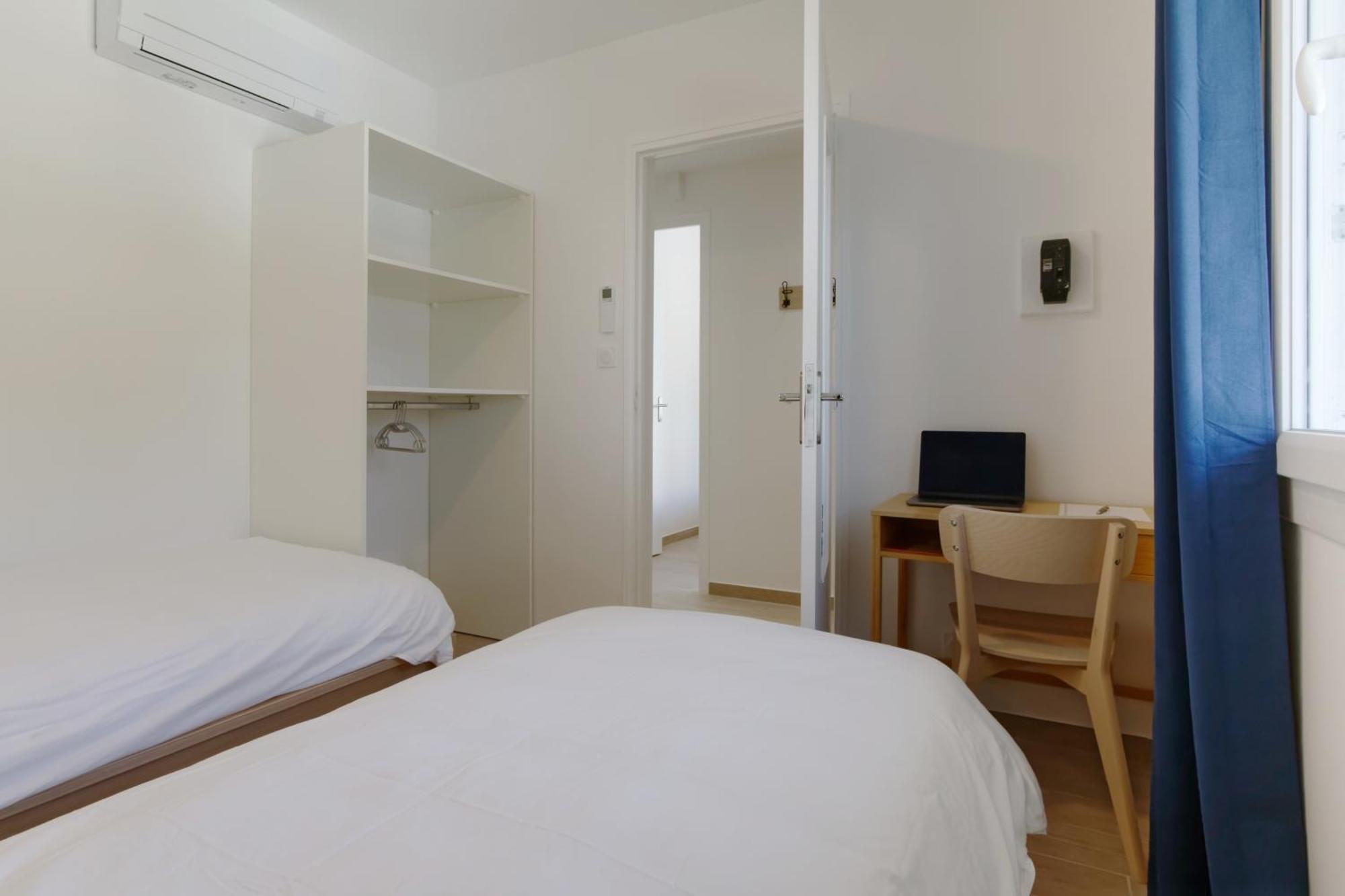 028- Chu Hopital, Appart 2Chambres, Parking, Tram Montpellier Buitenkant foto