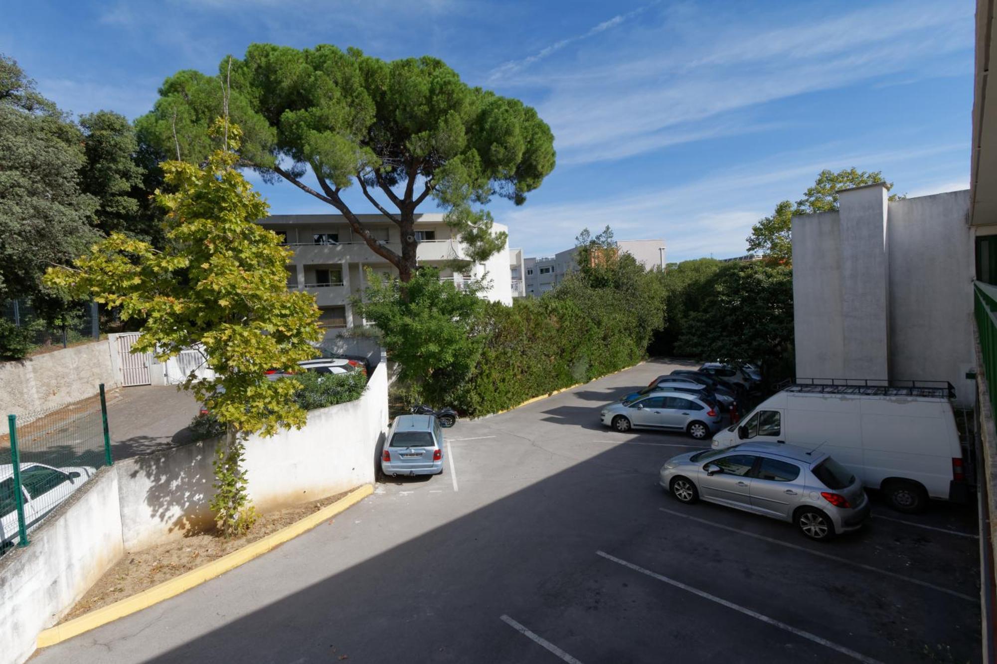 028- Chu Hopital, Appart 2Chambres, Parking, Tram Montpellier Buitenkant foto